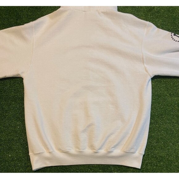 Barstool Sports hoodie mens medium white black positive vibes only champion J - Picture 11 of 15